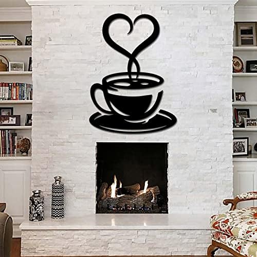 Znak kave, znak kave znak kava Zidni znak Metal slovo kućice zidna umjetnost kava, viseći znak za kućnu domaćicu za kavu