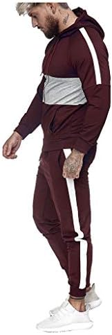 Muška kapuljača Sportska odjeća dvodijelna dukserica s dugim rukavima s dugim rukavima+Sweatpants Set 21