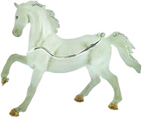 Kućne i blagdanske trgovine Bijeli arapski konj bejeveled cakline nakit Triket Spremnik Konvencija za kutiju Novo