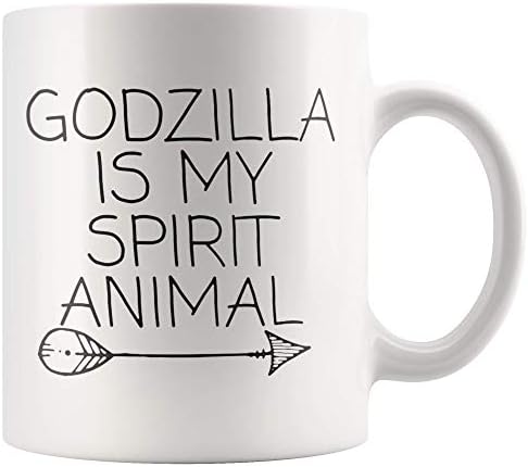 Šalica Godzilla/moja duhovna životinja - šalica za kavu Godzilla / keramička šalica Godzilla 11 oz