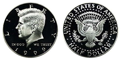 1999. S GEM dokaz Kennedy Silver Polu dolara 1/2 Izbor dokaza - Izvanredni novčić - US MINT