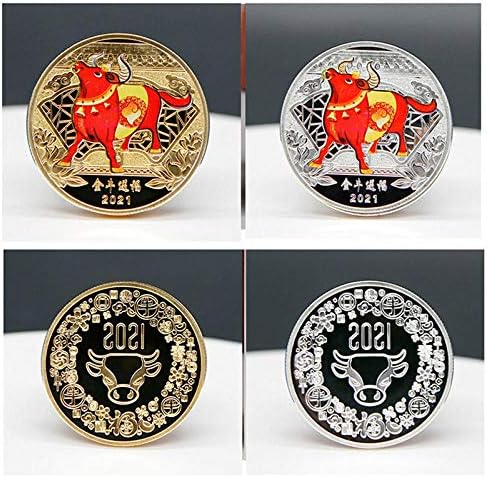 Replika Komemorativna kovanica OX Commumorative Edition dvobojnih zlatnih srebrnih srebrnih suvenira Kina kolekcija poklon