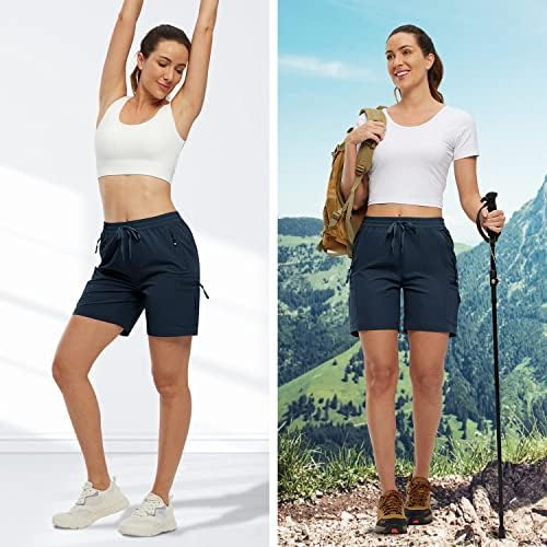 Gopune ženske planinarske kratke kratke hlače brze suhe lagane rastezljive kratke hlače na otvorenom atletskim ljetnim kratkim