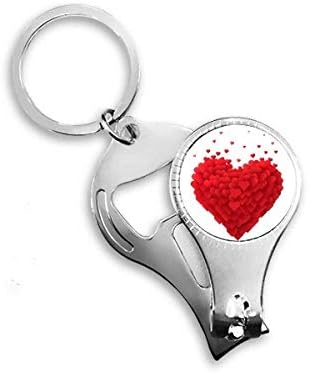 U obliku crvenih srca Valentinovo za nokte za nokte za nokte otvarača za otvarač za bočicu za bočicu