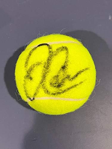 Jim Courier potpisao je legendu za autogramiranu tenisku loptu s COA -om