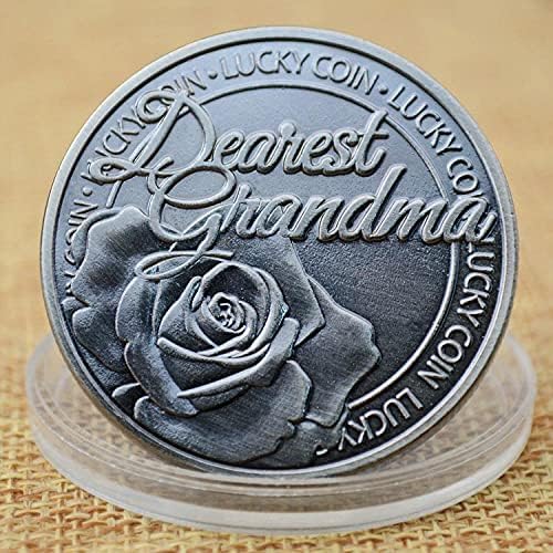 Ada kripto -valuta omiljena kovanica komemorativna kovanica srebrna srebra sretna baka sretna medalja izazov coin coin coin