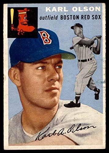 1954. Topps 186 Karl Olson Boston Red Sox VG/Ex Red Sox
