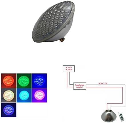 LED svjetiljka za bazen od 12 do 18 vata 36 vata 54 vata LED reflektori različitih boja topla bijela hladna bijela hladna