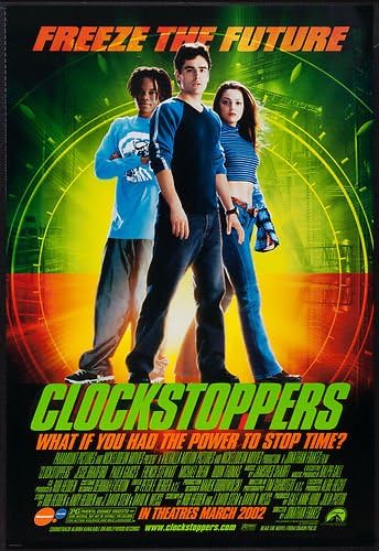 Clockstoppers - 27 X40 D/S Originalni filmski plakat One Sheet 2002 Jesse Bradford