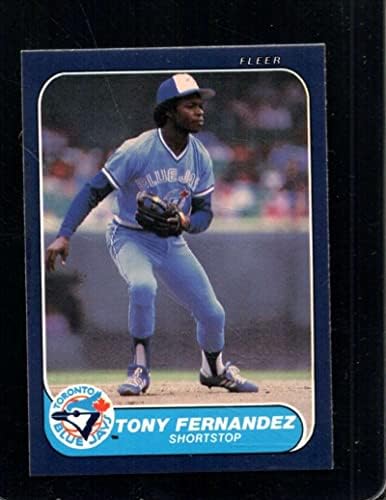 1986. Fleer 57 Tony Fernandez Nmmt Blue Jays