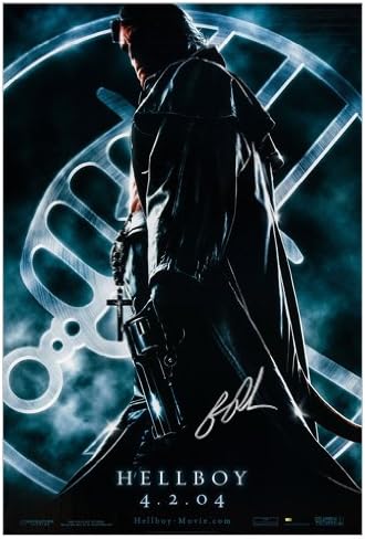 Ron Perlman Autografirani 2004 Hellboy Original 27x40 dvostrani filmski plakat
