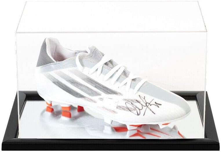 Cesar Azpilicueta potpisana nogometna čizma - adidas, bijela - u slučaju akrilnog prikaza - nogomet s autogramima
