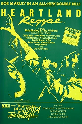 Heartland reggae/rasta i lopta 1982. Britanski dvostruki plakat