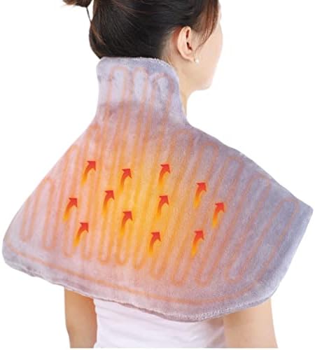 Električni grijaći jastučić za grijanje prsluk s grijanim šalom s grijanim vratom i ramenom grijana deka Podesiva za ramena