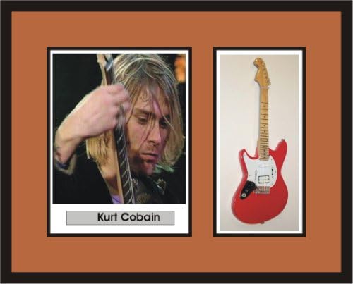 Kurt Cobain gitarska sjena okvira Nirvana Jagstang 2