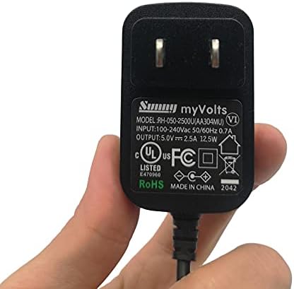 MyVolts 5V adapter za napajanje kompatibilan sa/zamjena za Sony PRS -600 Ereader - Us utikač