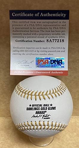 Chuck Knoblauch Yankees/Twins 97 Potpisana zlatna rukavica Baseball PSA 8A77218