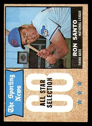 Baseball MLB 1968 Topps 366 Ron Santo kao bivši izvrsni Cubs