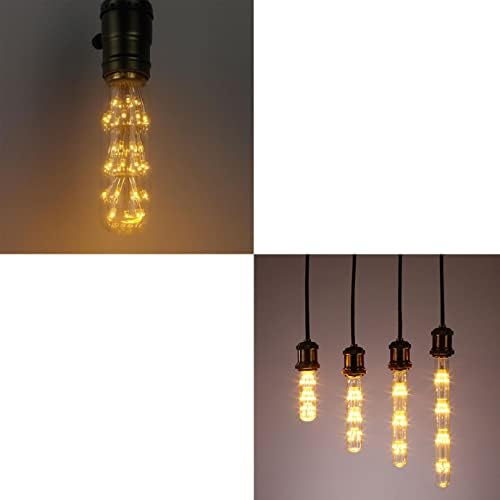 Трубчатая žarulja T10 /T30, Žarulja T125 Edison Light Vintage lampa Gypsophila snage 3 W, što je ekvivalent 30 W Topla bijela