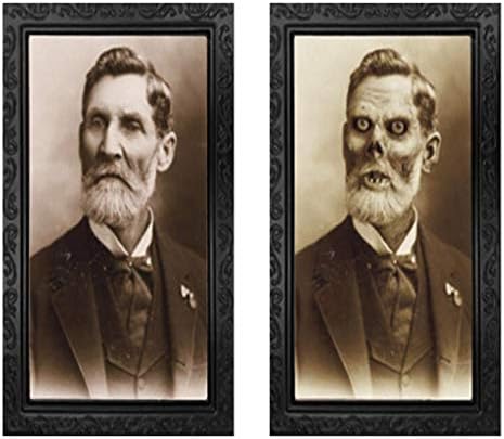 Yiisu 6n4m7b horor frief frame lentikularni 3D Promjena lica zastrašujući portreti progonjeni sablasni
