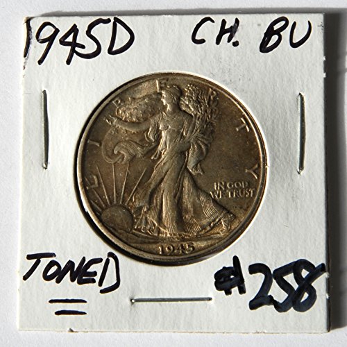 1945. D Sjedinjene Američke Amerike hodajući Liberty Denver Mint Polu dolara Izbor vrlo u redu