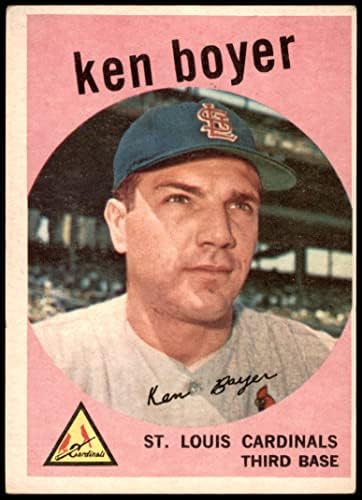 1959. Topps 325 Ken Boyer St. Louis Cardinals VG/Ex Cardinals