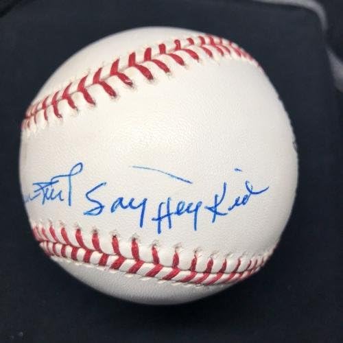 Willie Mays kažu da je nadimak za dijete potpisao bejzbol jsa loa - Autografirani bejzbols