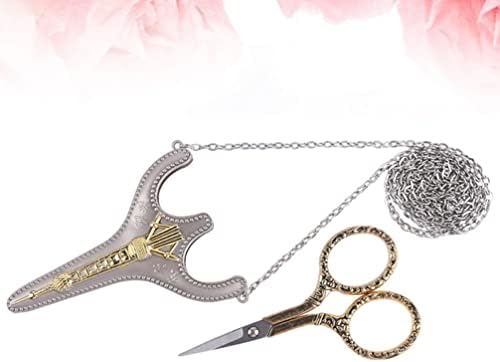 Exceart Scissors vrh od nehrđajućeg čelika Skine Snips Stips Cutter Chain Prijenosne škare za šivanje zanatskih umjetničkih