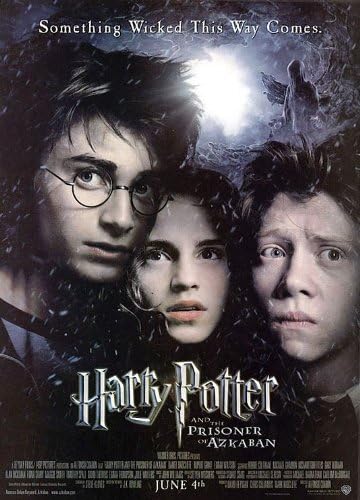 Hari Potter i zarobljenik Azkabana-17 mech25 Originalni promotivni poster filma pola lista iz 2004. godine Daniel Radcliffe