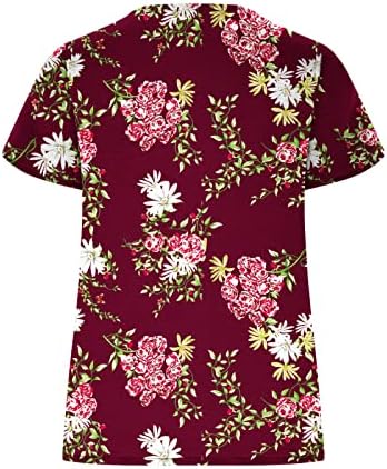 Ženski vrhovi koji sakriju trbušne masne rukave Ljetne havajske košulje naklonjene košulje s ljuljačkom haljina haljina ležerne