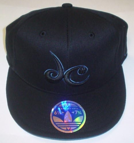 Adidas Washington Wizards 210 ugrađeni ravni rub fleksibilni šešir Veličina 6 7/8-7 1/4