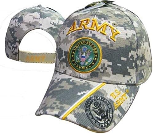 Infinity Superstore Army Shadow Emblem Camo CAPA CAMO -a američka vojska licencirani šešir 403b
